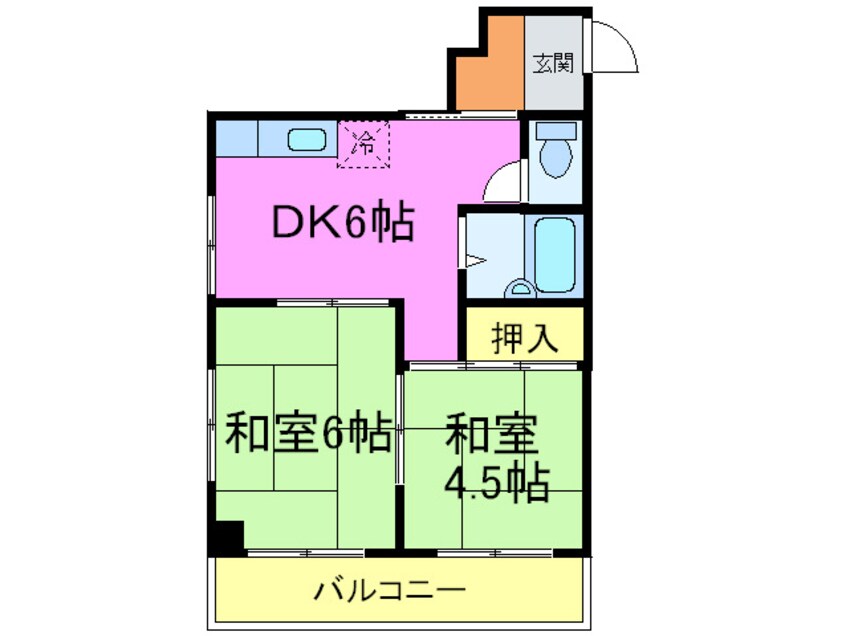 間取図 阪急堂パレス