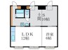 パティオ北白川 1LDK+Sの間取り