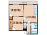 リーベンハイム 2LDKの間取り