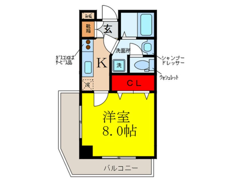 間取図 ネオパレス南茨木