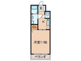 間取図 ウィズナスコート武庫之荘