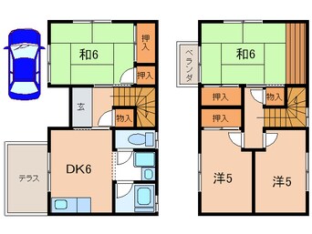 間取図 宮本テラスハウス