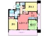 ア－バン甲南 3LDKの間取り