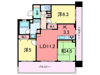 間取図 ア－バン甲南
