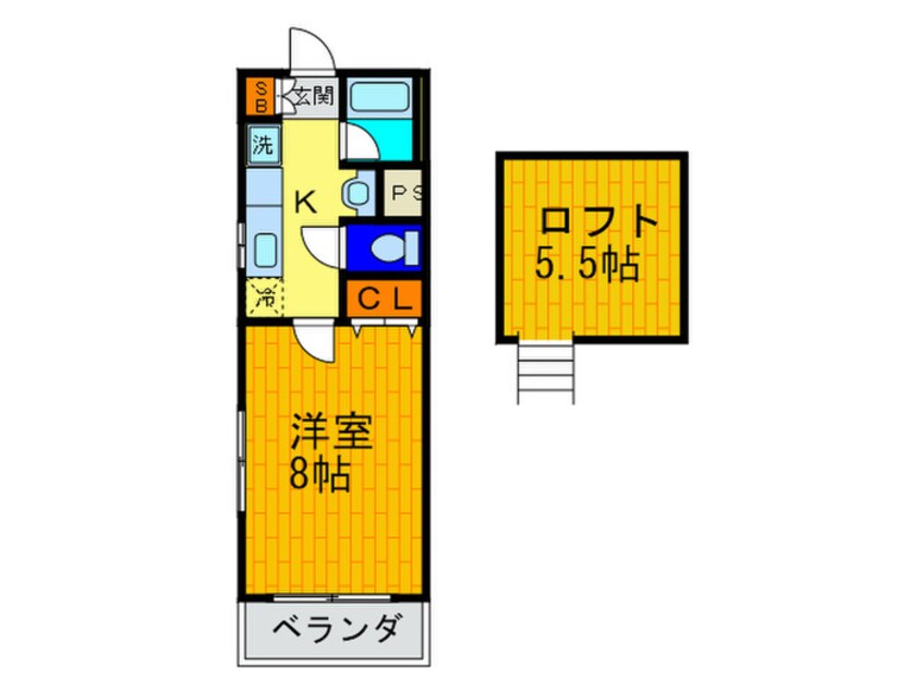 間取図 ルグラン・アコルネ