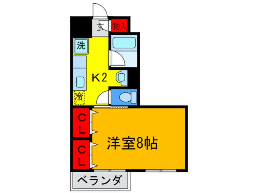 間取図 ルグラン・アコルネ