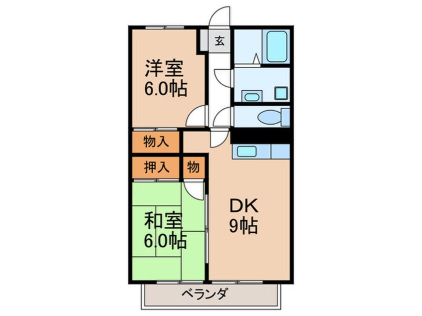 間取図 ニューセジュール西舞子