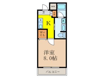 間取図 グリーンハイツ豊川ⅡA