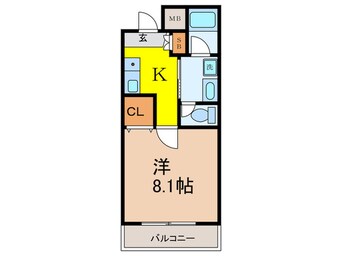 間取図 グリーンハイツ豊川ⅡA