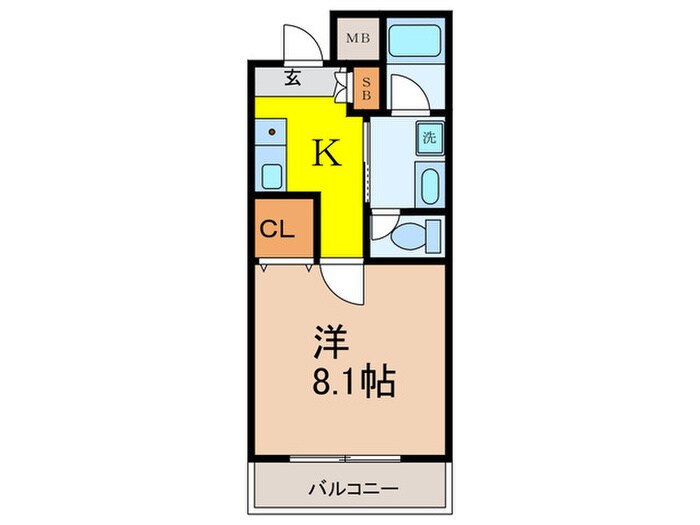 間取り図 グリーンハイツ豊川ⅡA