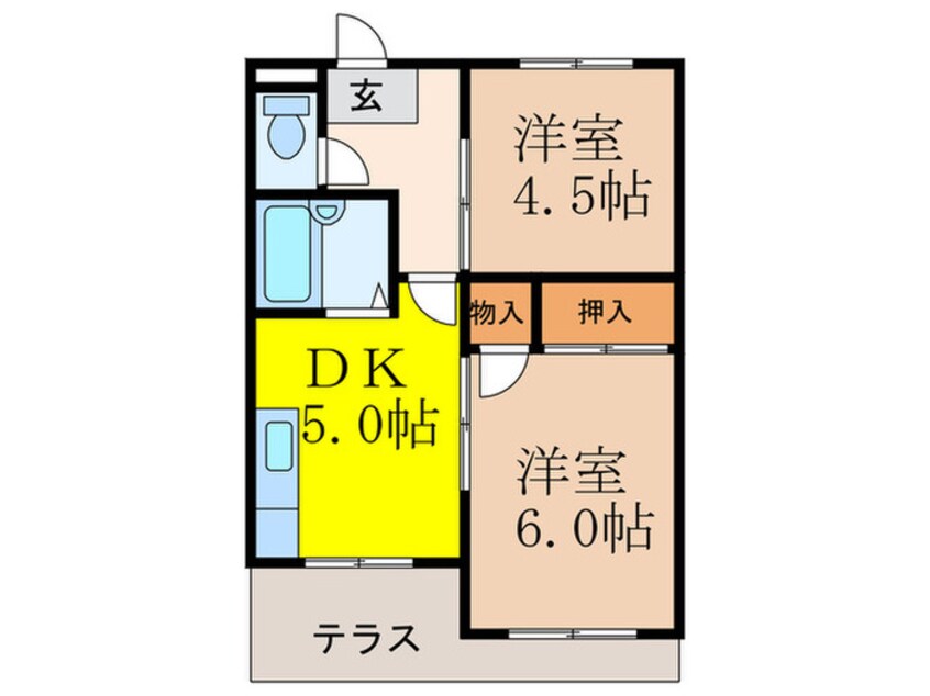 間取図 シティーコープ庄