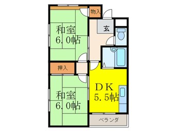 間取図 シティーコープ庄