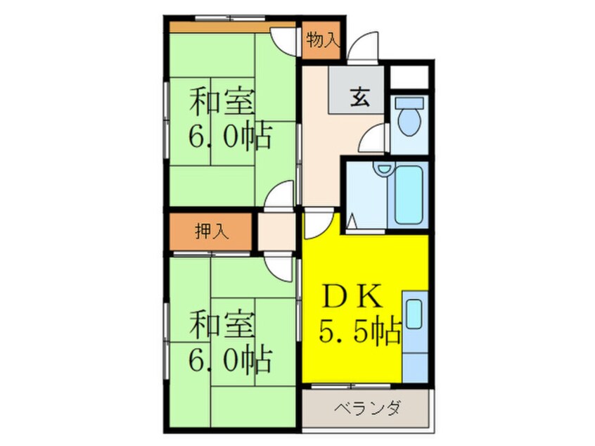 間取図 シティーコープ庄