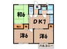 グランドフォレスト 3DKの間取り
