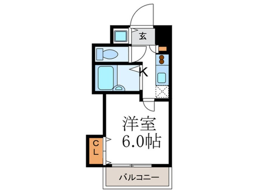 間取図 ソレア－ド江坂