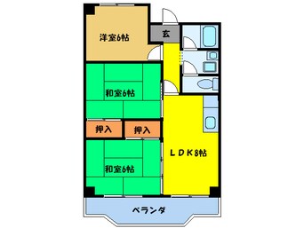 間取図 新栄プロパティ－軽里