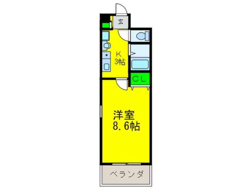間取図 トラスト王子町