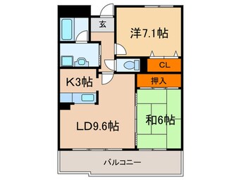 間取図 パレセゾン