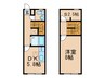 キュ－ブ２１ 1DK+Sの間取り