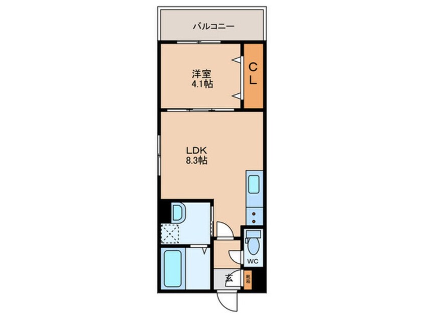 間取図 ロジェ泉佐野