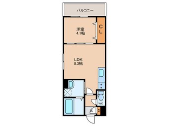 間取図 ロジェ泉佐野