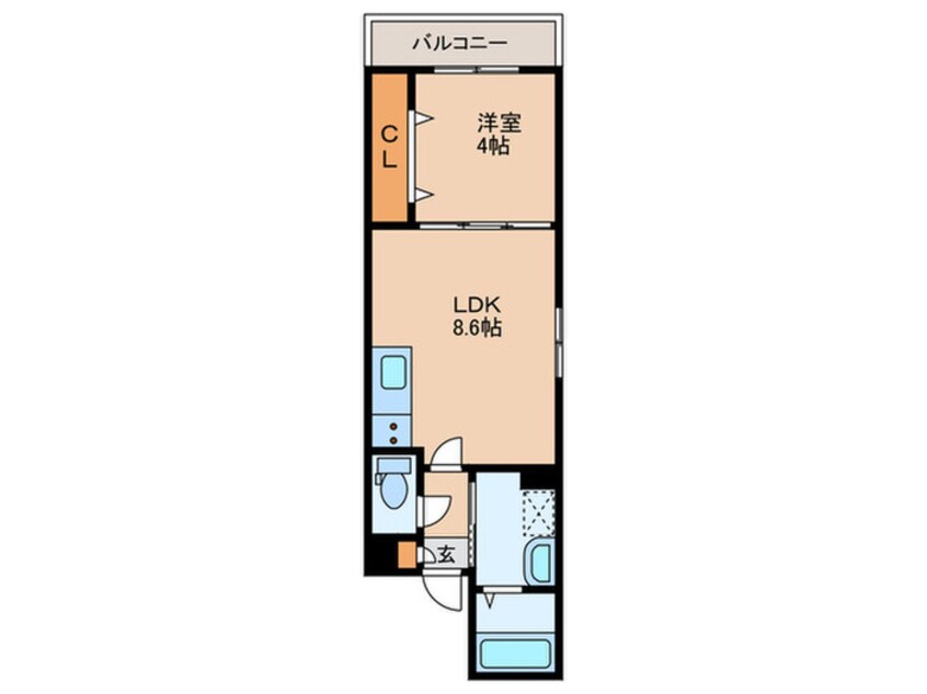 間取図 ロジェ泉佐野