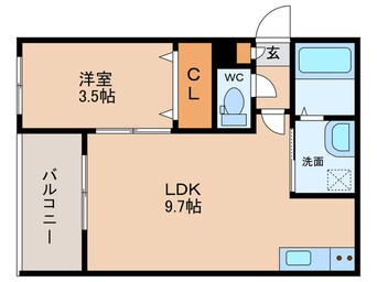 間取図 ロジェ泉佐野