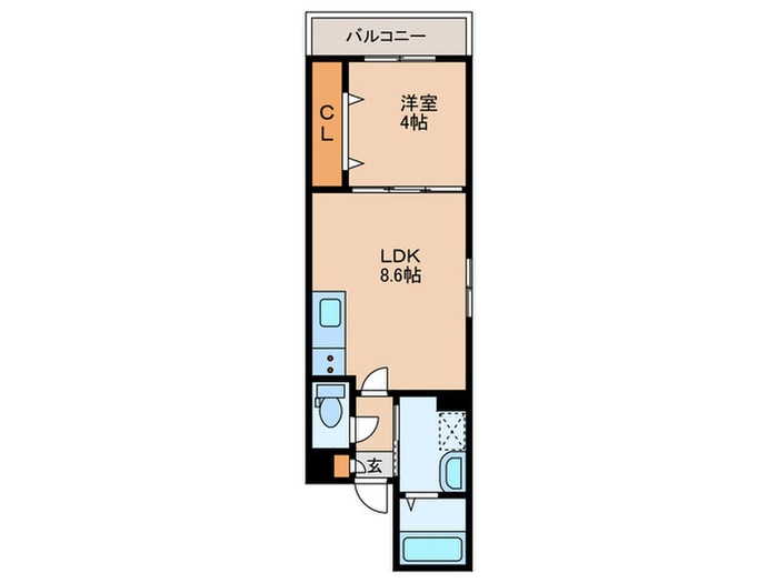 間取り図 ロジェ泉佐野