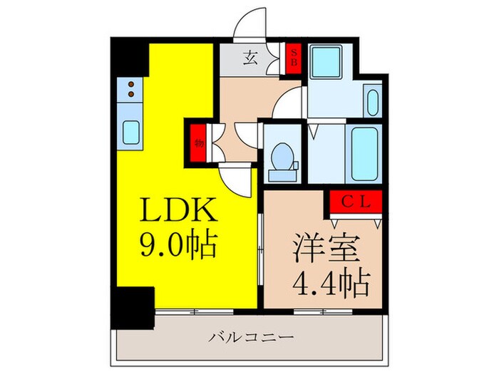 間取り図 CREST TAPP 新大阪(902)