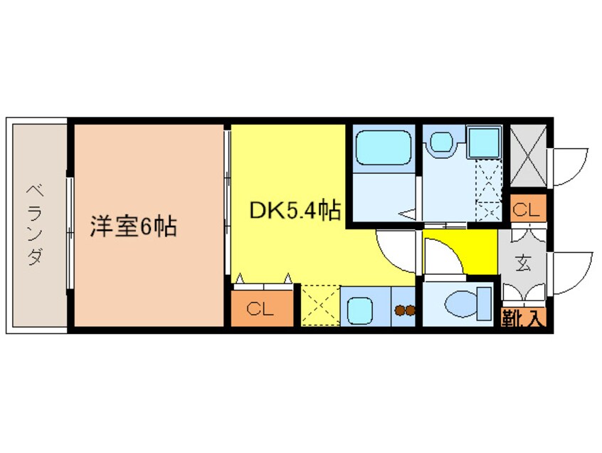 間取図 中之町西ＴＫハイツ