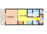 中之町西ＴＫハイツ 1DKの間取り