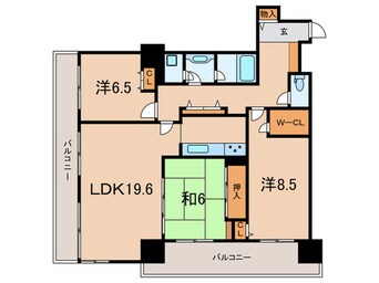 間取図 セントラルガーデンタワー(2606)