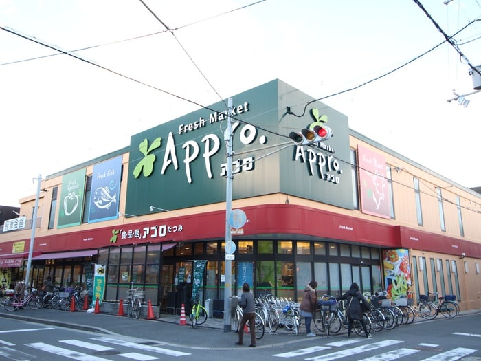 食品館アプロ たつみ店(スーパー)まで350m ハイツ三喜屋