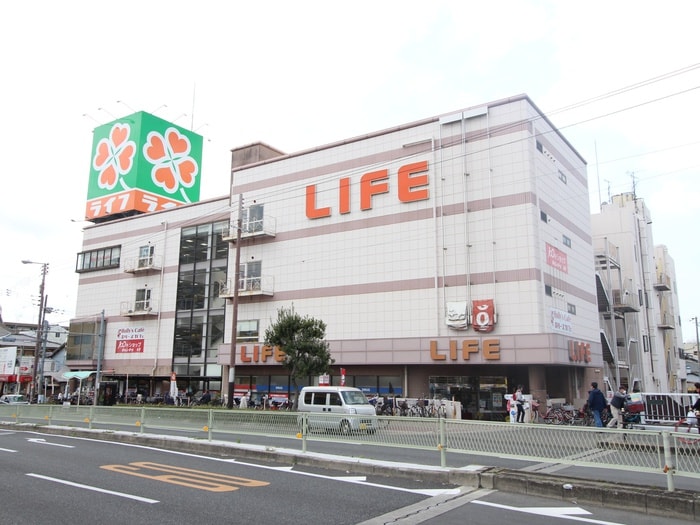 ライフ巽店(スーパー)まで500m ハイツ三喜屋