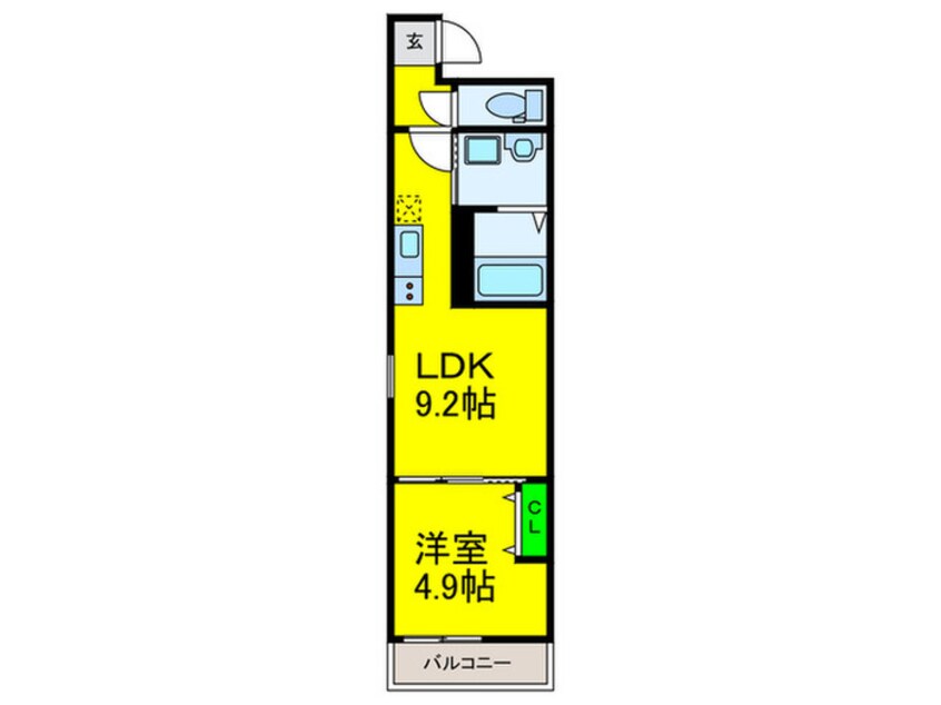 間取図 フジパレス高石Ⅰ番館