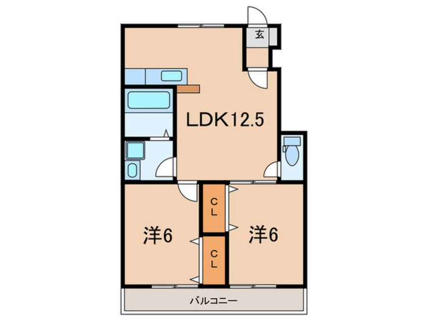 間取図 プレミアムハイツ土山