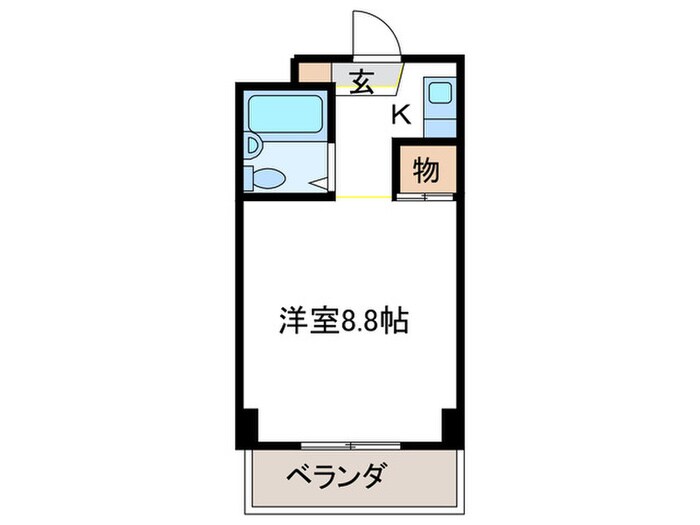 間取り図 ﾒｿﾞﾝﾄﾞ亜地路義