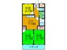 ＳＵＮミネマツ 3DKの間取り