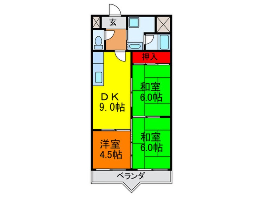 間取図 ＳＵＮミネマツ