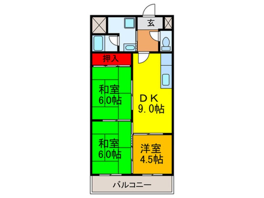 間取図 ＳＵＮミネマツ