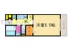 エトワールシャトレⅠ 1Kの間取り