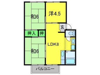 間取図 サンシティ新長曽根