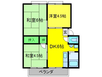 間取図 サンシティ新長曽根