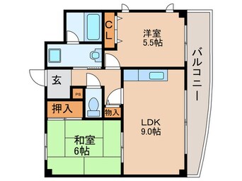 間取図 ロ－ズコ－ト