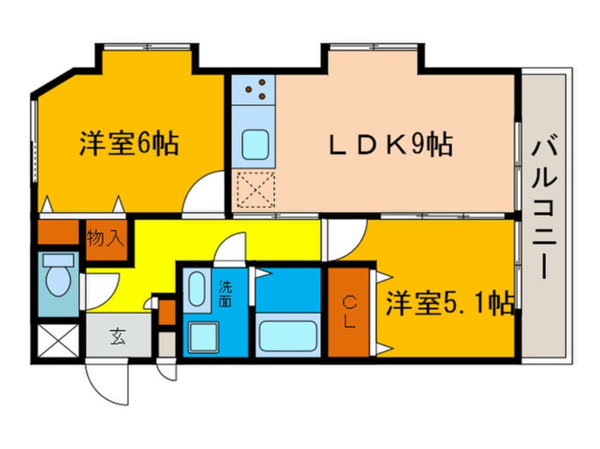 間取図 ジョイパレスⅡ