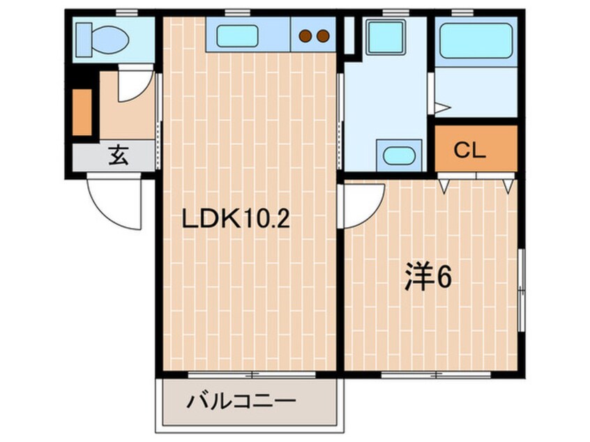 間取図 バラ－ド夙川Ⅱ