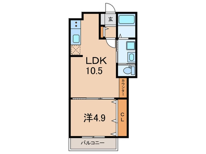 間取り図 ルナ大久保駅前