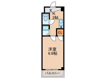 間取図 ベルフレ－ジュ南堀江
