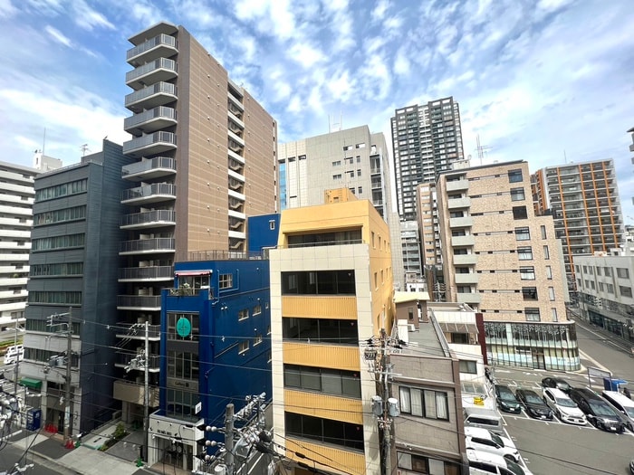 室内からの展望 ベルフレ－ジュ南堀江