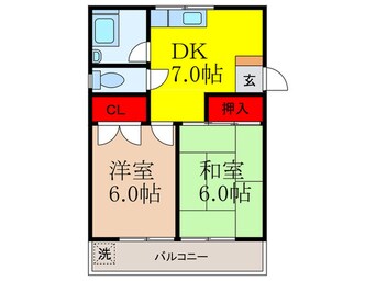 間取図 阪井マンション
